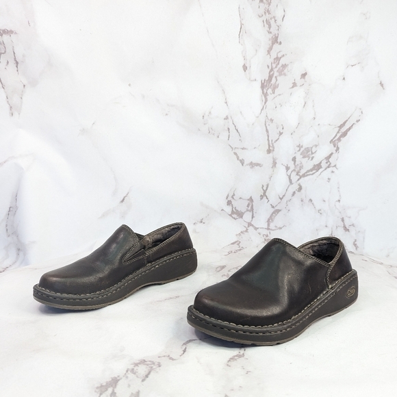Chaco Slip On Women Size 8.5 Zaagh Gunnison Chocolate Brown Leather Loafers - Picture 5 of 12